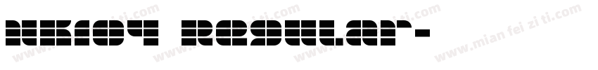 NK104 Regular字体转换